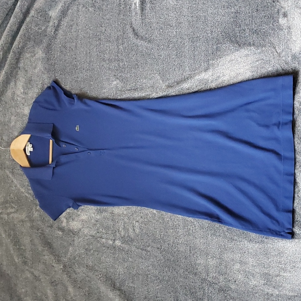 Lacoste Classic Royal Blue Cotton Piqué Polo Dress